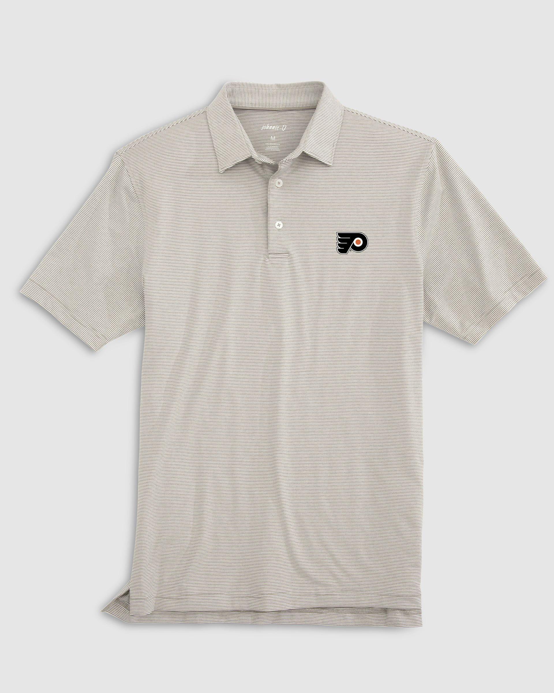 Uconn Lyndonn Striped Jersey Performance Polo - 2024 College Basketball Champions Logo Male Product Image
