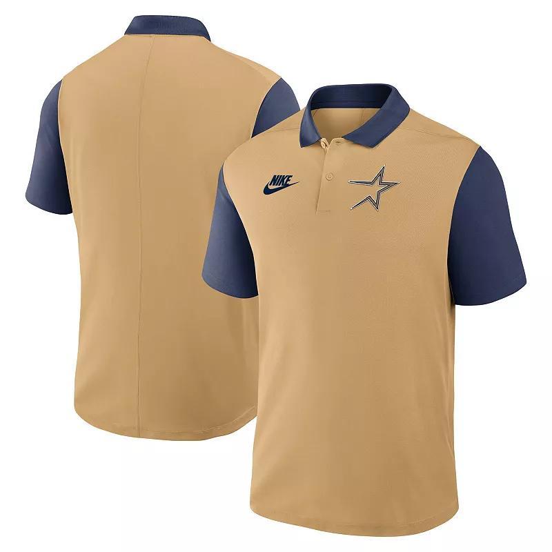 Men's Nike Light Blue/Royal Texas Rangers Cooperstown Collection Color-Block Victory Performance Polo, Size: Medium Product Image