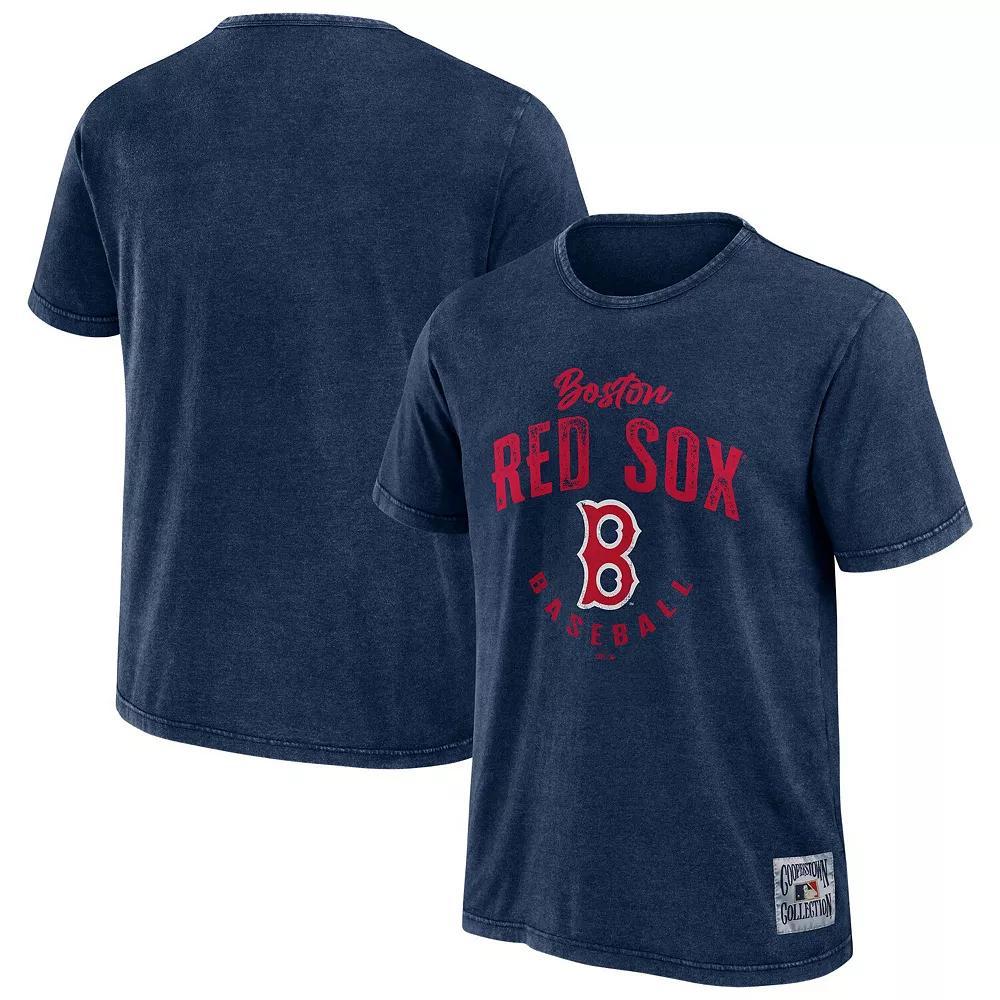 Men's Darius Rucker Collection by Fanatics Navy Boston Red Sox Cooperstown Collection Washed T-Shirt, Size: Medium, Blue Product Image