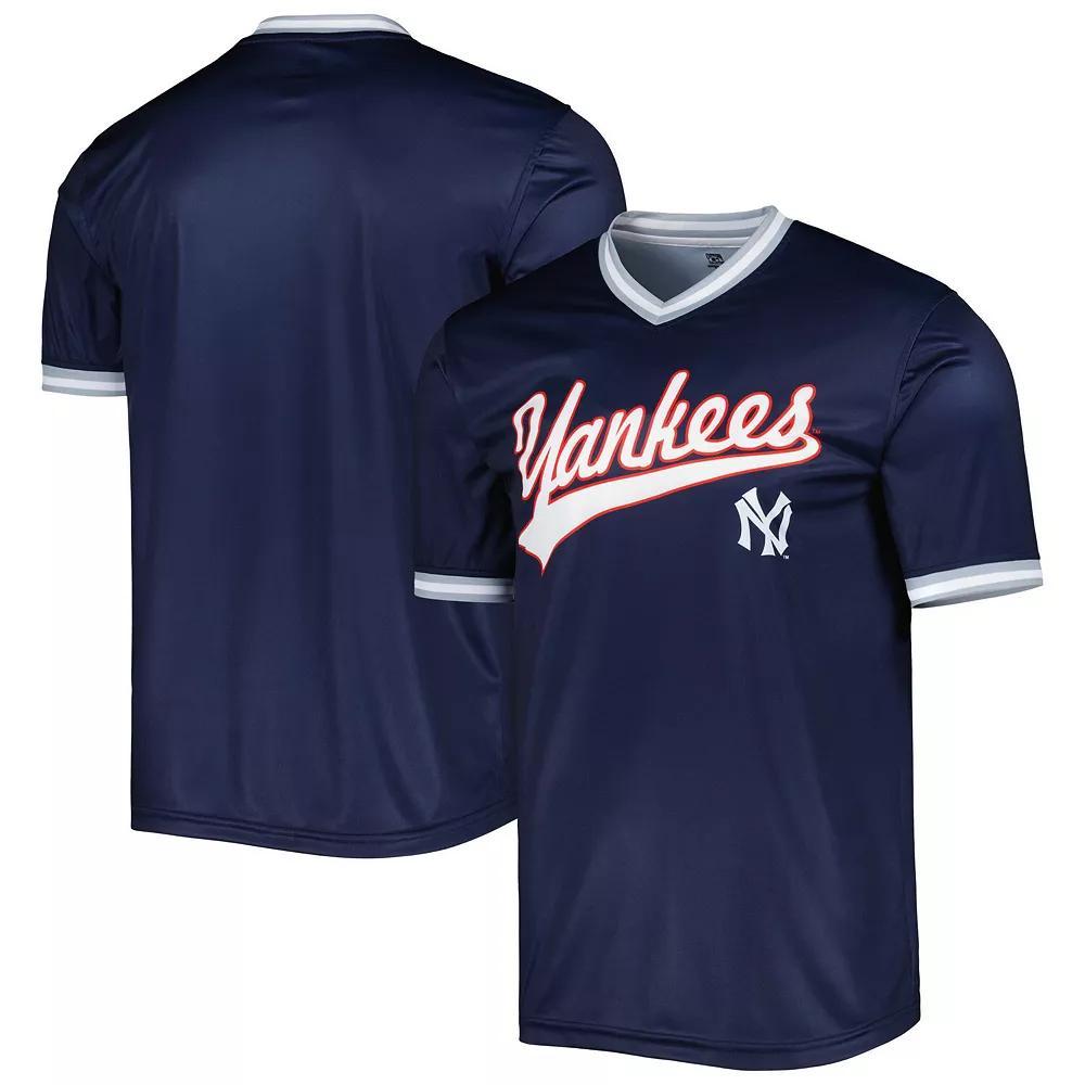 Mens Stitches New York Yankees Cooperstown Collection Team Jersey Blue Product Image