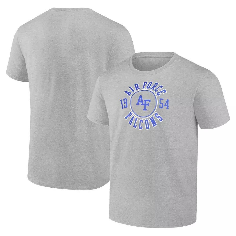 Mens Profile Gray Air Force Falcons Big & Tall Circle Logo T-Shirt Product Image