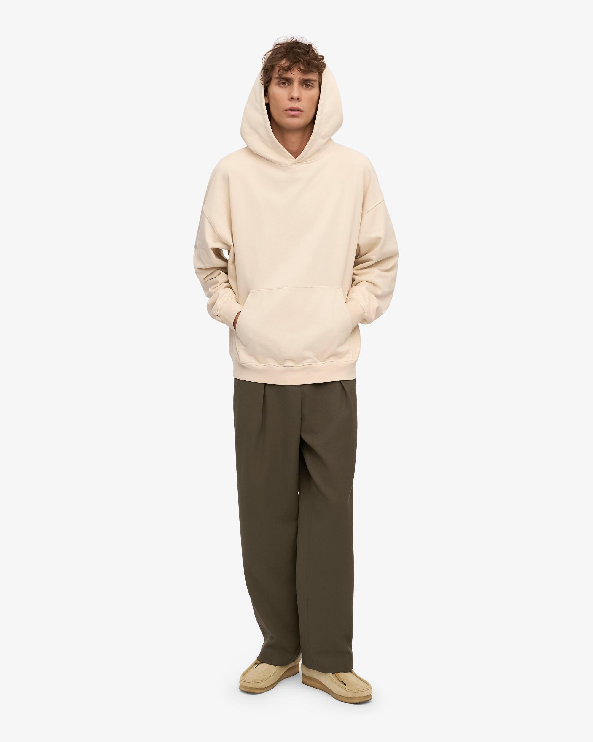 Organic Oversized Hood - Ivory White Product Image