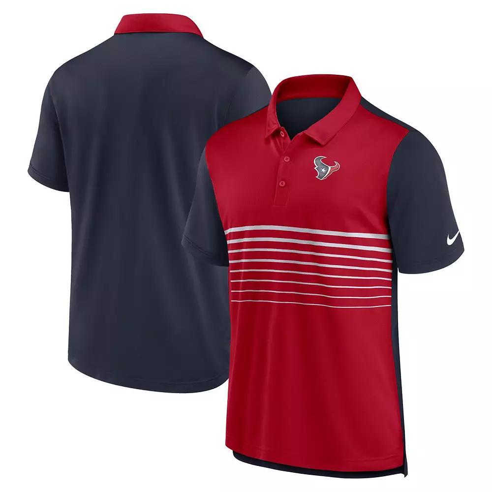 Men's Nike Navy/Red Houston Texans Fashion Performance Polo, Size: XXL, Blue Product Image