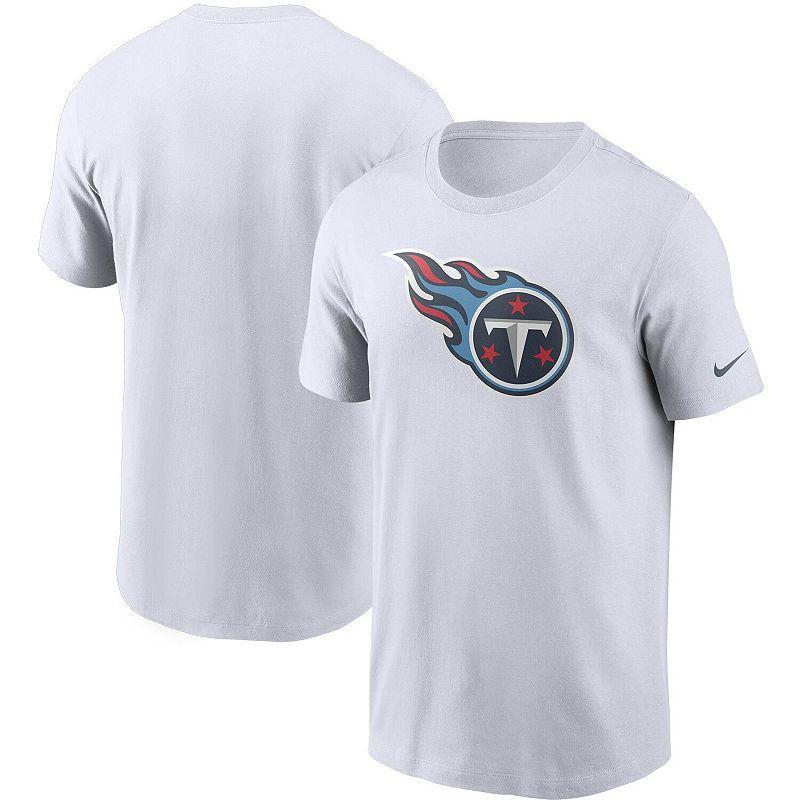 Men's Nike White Tennessee Titans Primary Logo T-Shirt, Size: Large Product Image