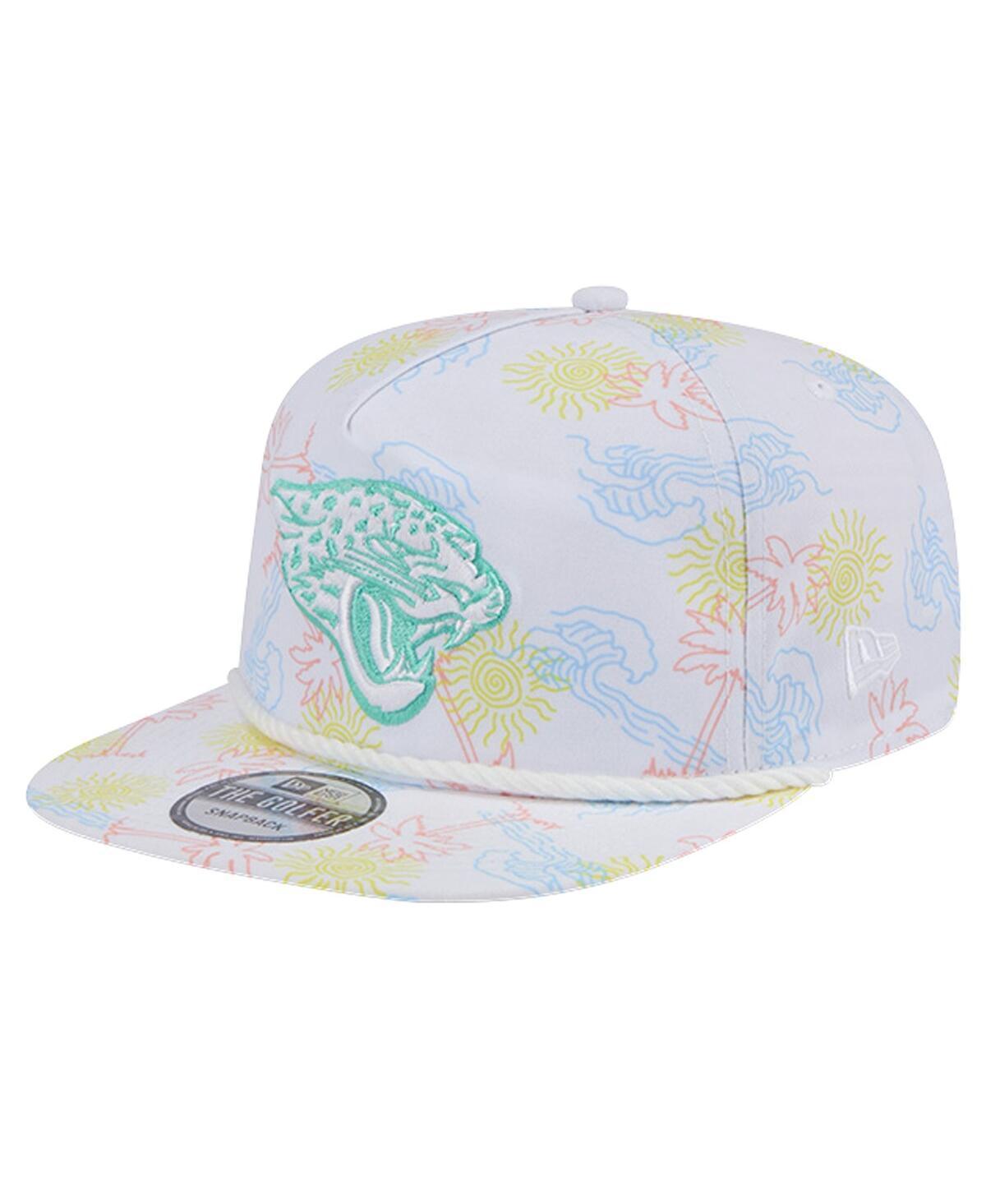 Mens New Era Jacksonville Jaguars Vacay Golfer Snapback Hat Product Image