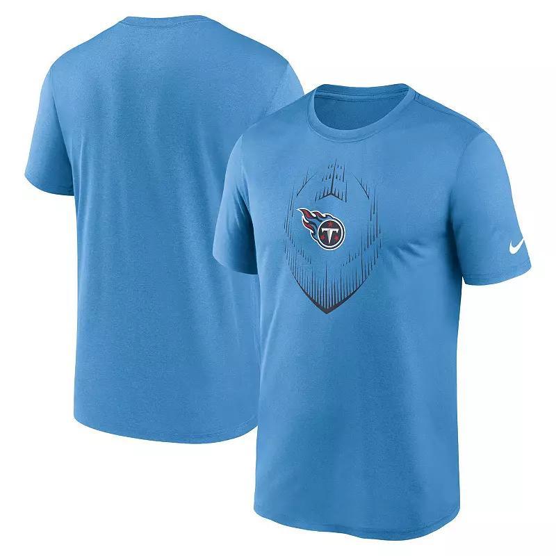 Men's Nike Heather Gray Seattle Seahawks Primetime Legend Icon Performance T-Shirt, Size: 2XL, Grey Product Image