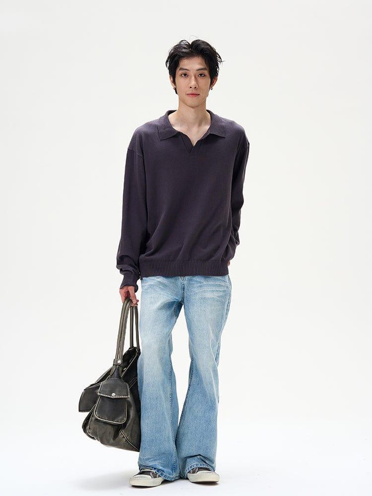 RT No. 12705 WASHED BLUE DENIM JEANS Product Image