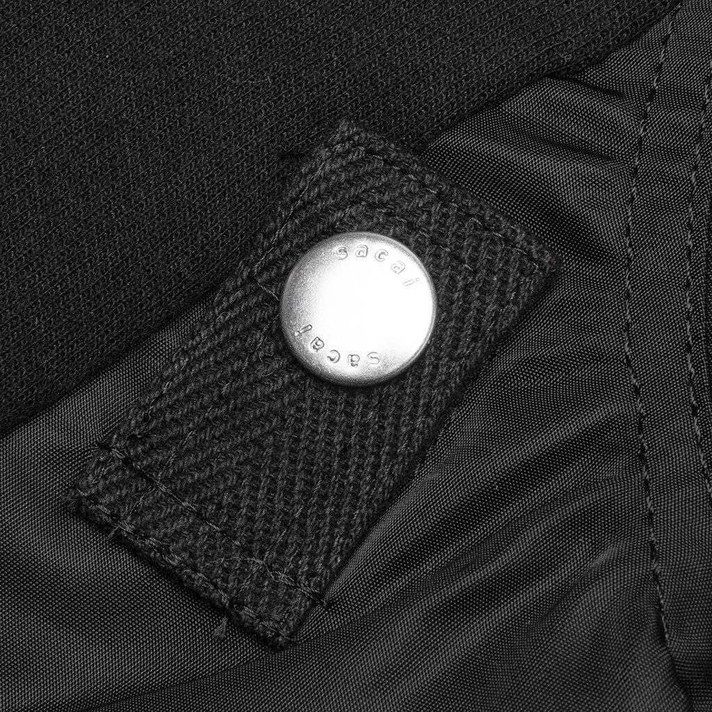 Sponge Sweat x MA-1 Hoodie 002 - Black Male Product Image
