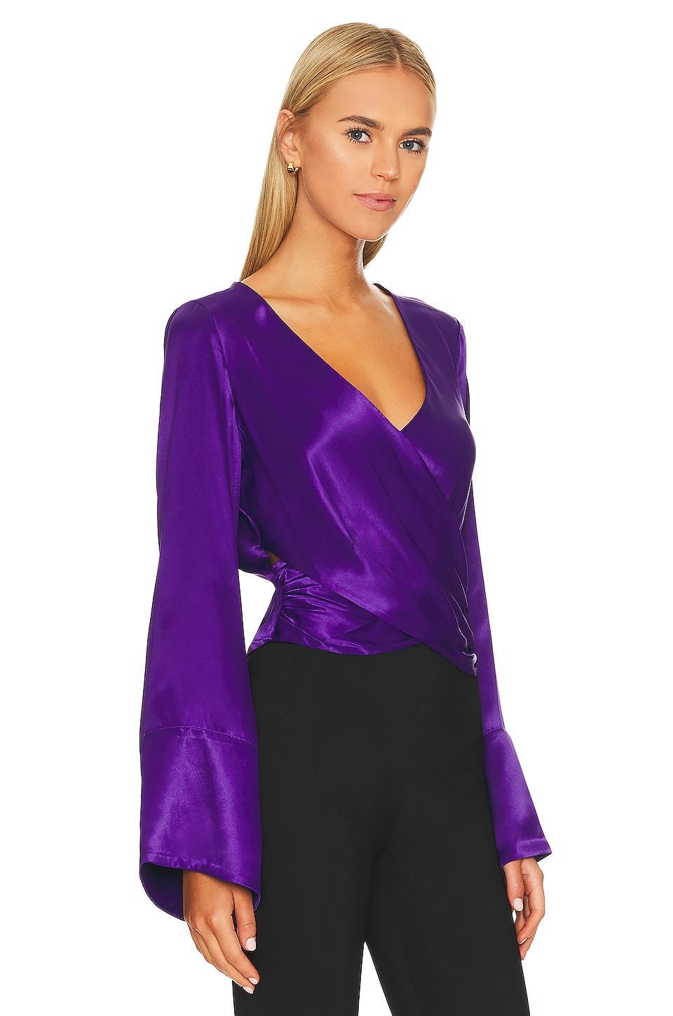 Shiloh Wrap Top L'Academie Product Image