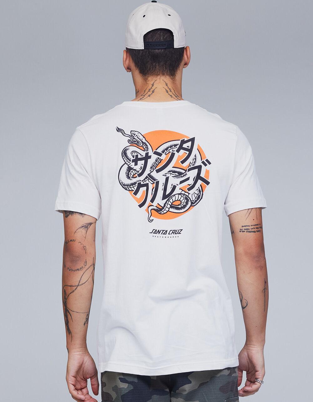 SANTA CRUZ Serpent Dot Mens Tee - OFF WHITE Product Image