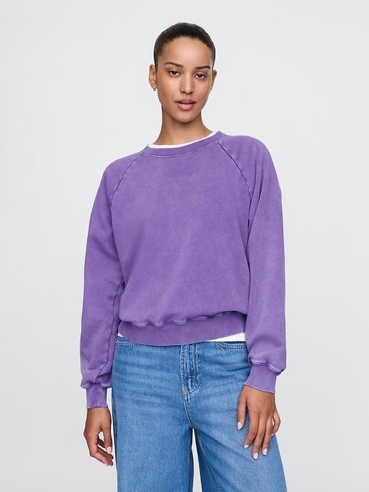 VintageSoft Raglan Sweatshirt Product Image