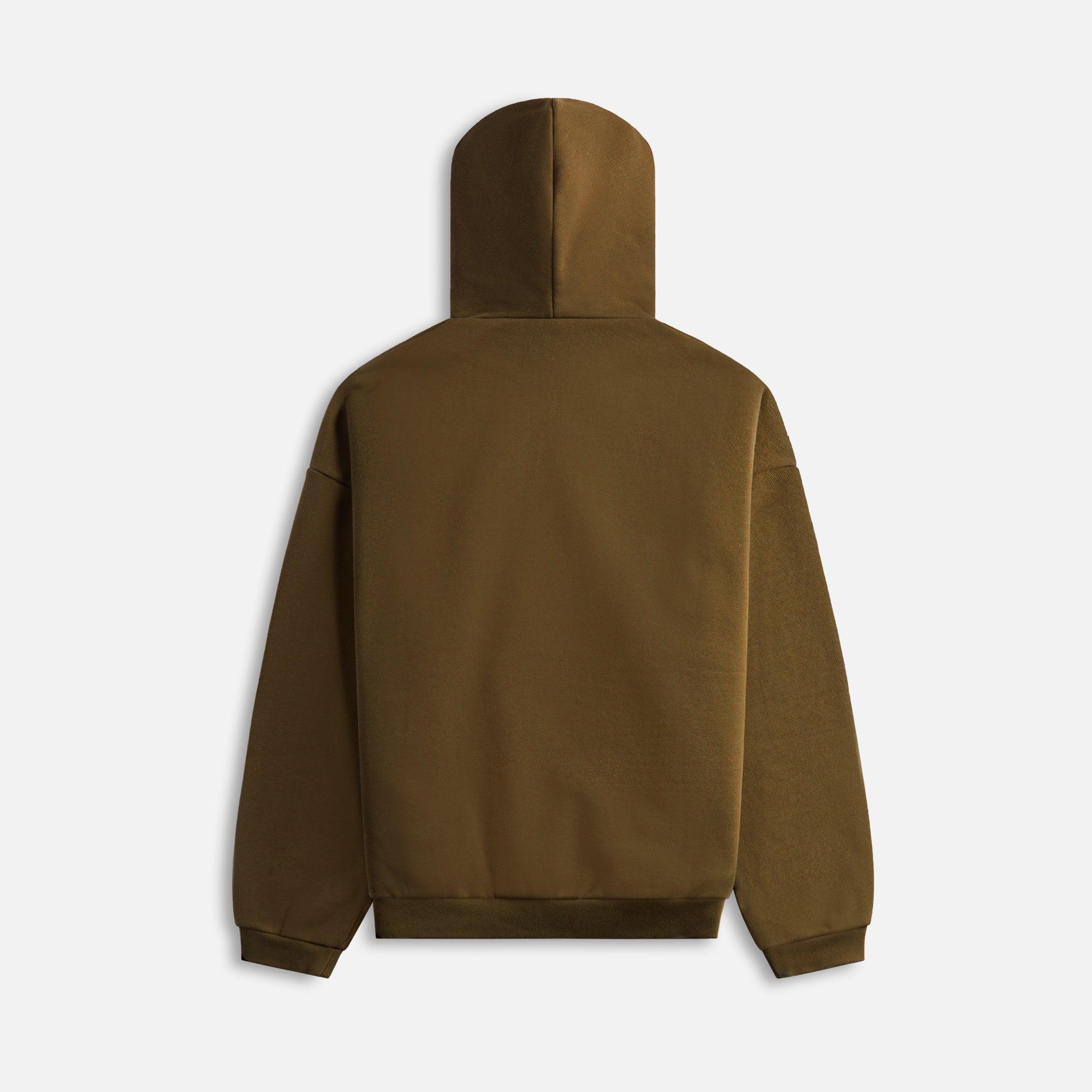 Essentials Fleece Hoodie - Olive Male Product Image