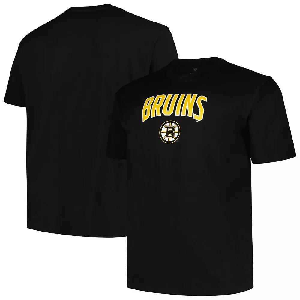Men's Profile Black Boston Bruins Big & Tall Arch Over Logo T-Shirt, Size: 2XLT Product Image