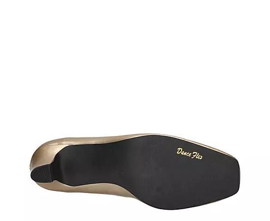 Easy Street Poet Women's Square Toe Pumps, Size: 6.5, Gold Product Image