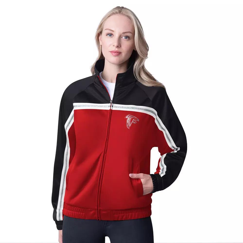 Women's G-III 4Her by Carl Banks Red Atlanta Falcons Post Game Full-Zip Track Jacket, Size: Medium Product Image