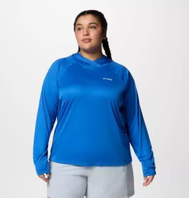 Columbia Women's PFG Tidal Tee II Hoodie - Plus Size- Product Image