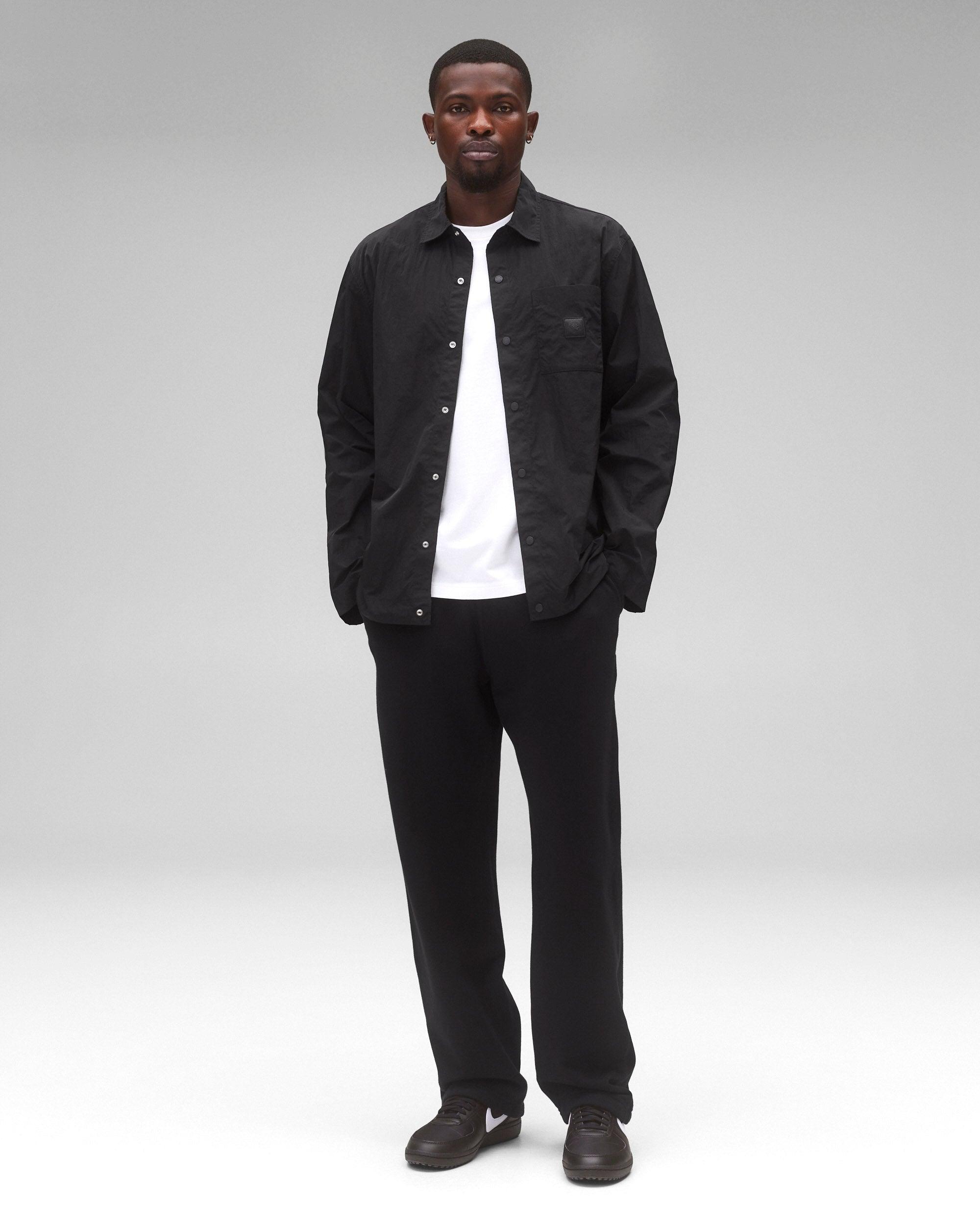 Crinkle Nylon Uniform Standard Overshirt Male Product Image