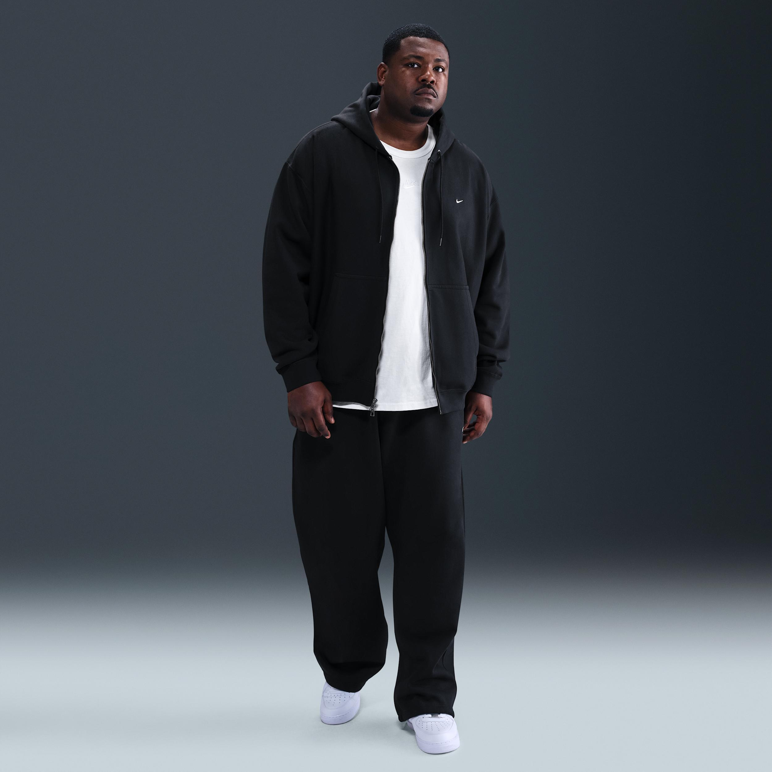 Nike Men's Solo Swoosh Full-Zip Fleece Hoodie Product Image