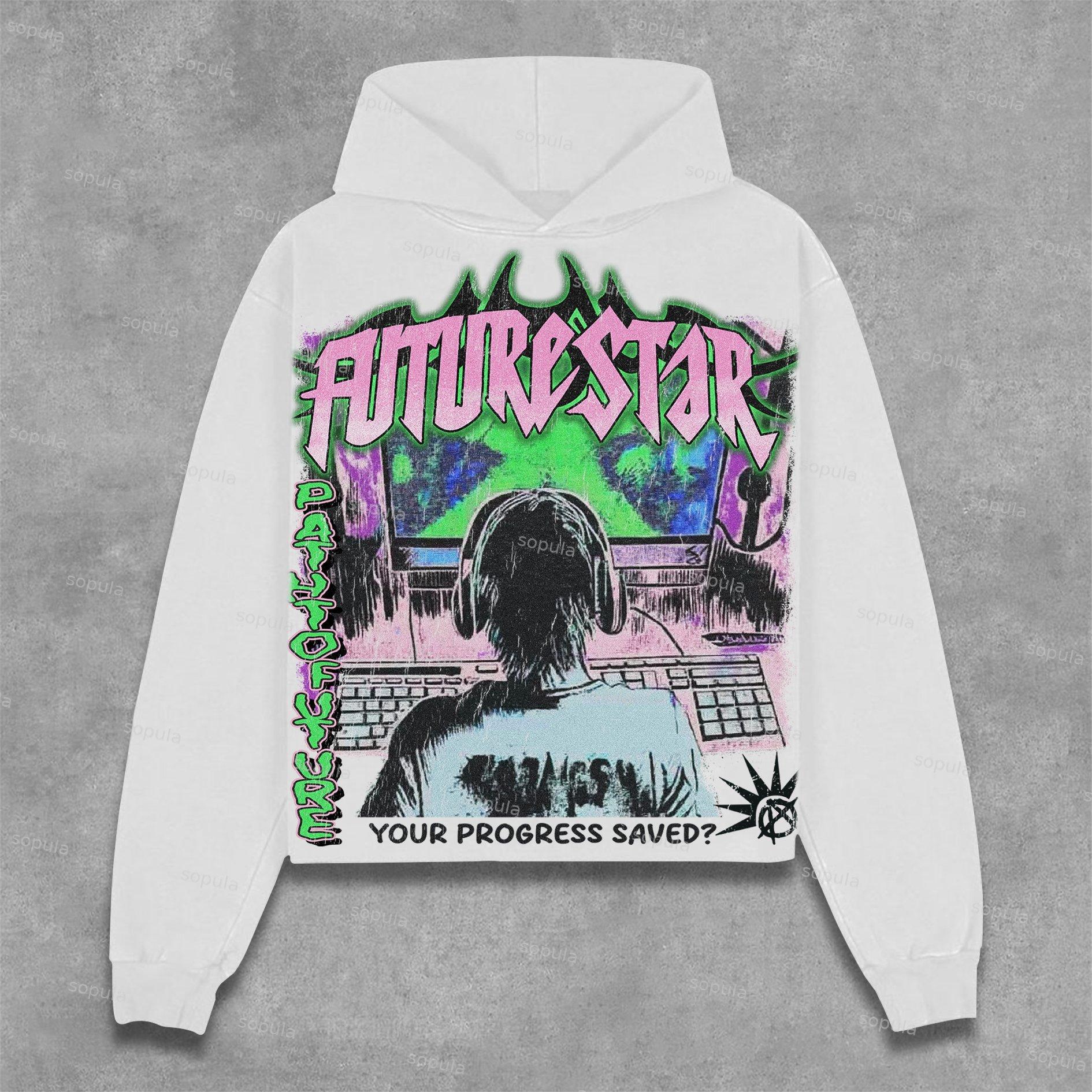 Sopula Your Progress Saved Pocketless Hoodie Product Image