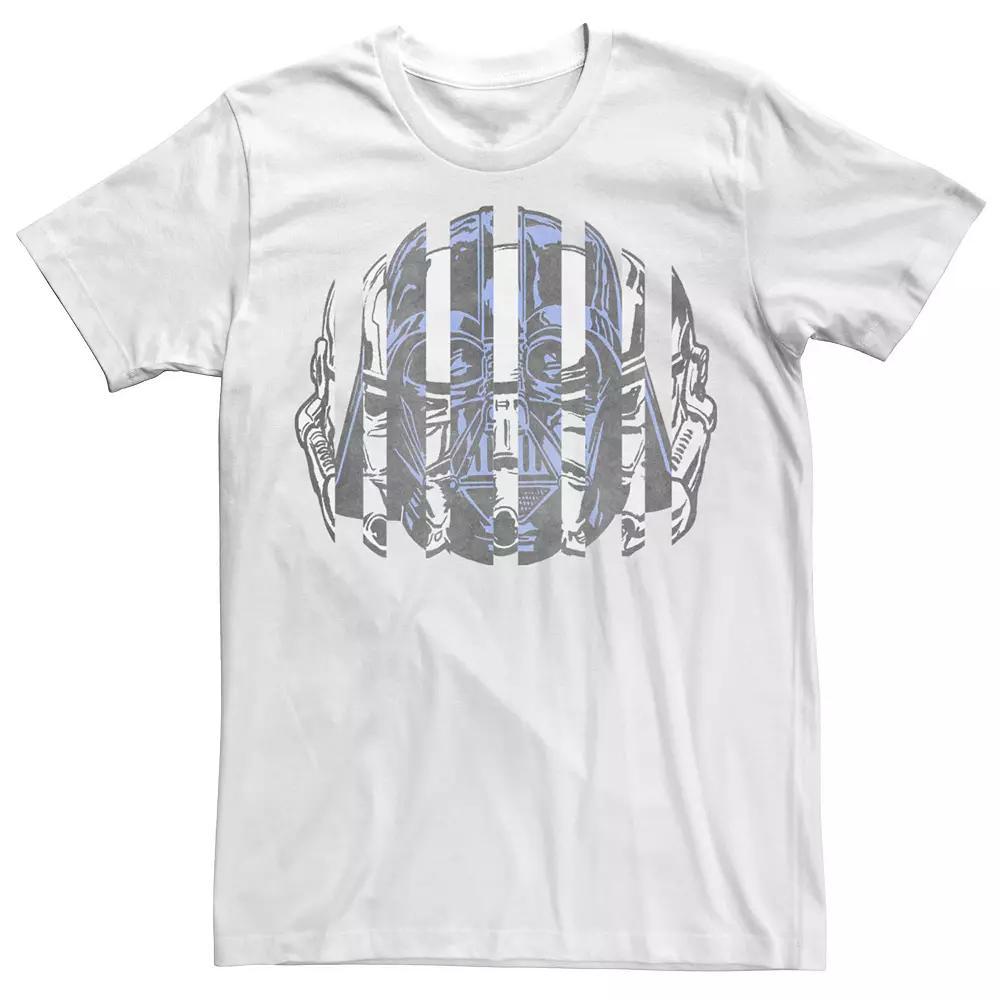 Men's Star Wars Darth Vader & Stormtrooper Split Face Tee, Size: Large, White Product Image