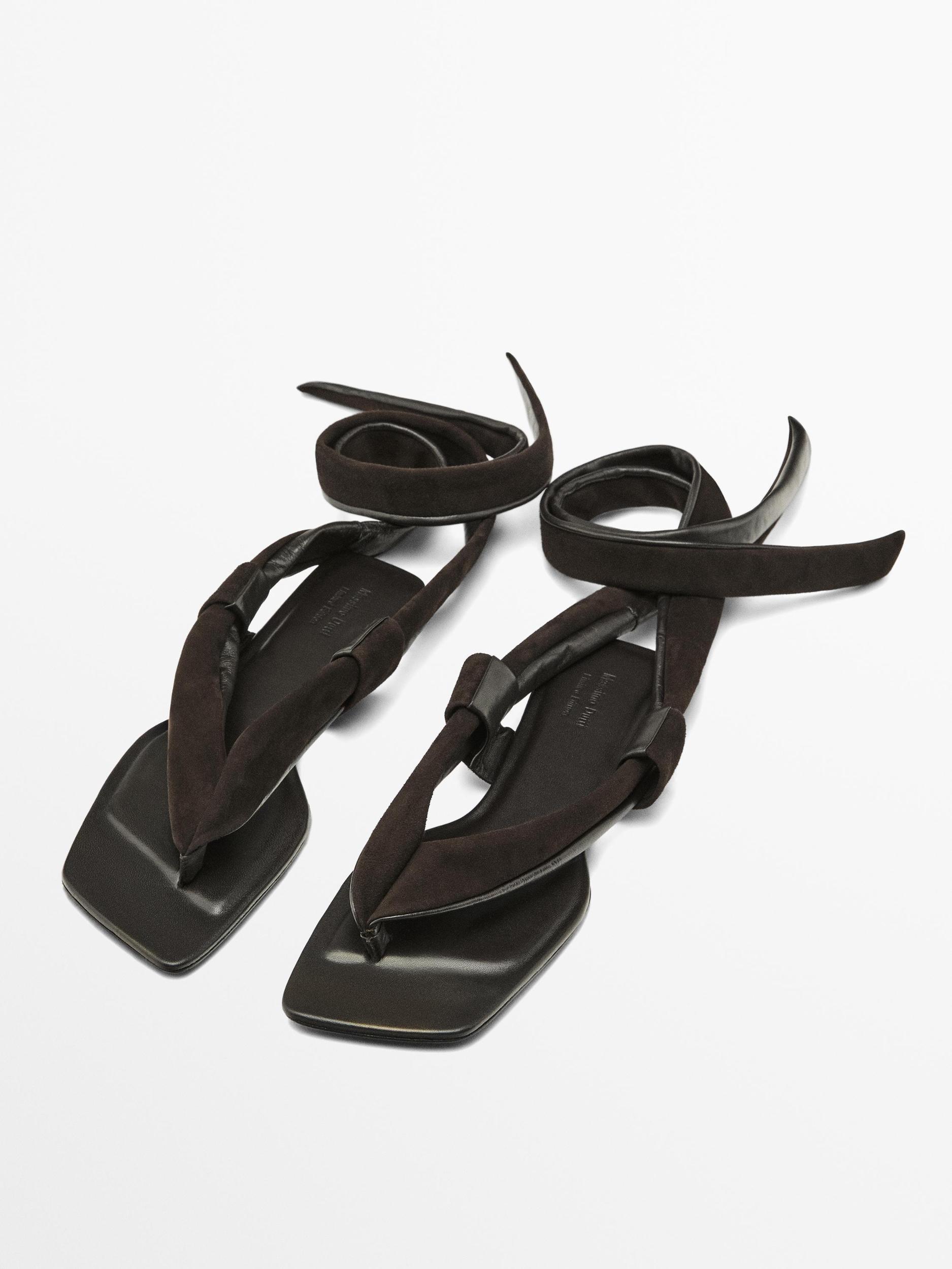 Flat suede sandals - Limited Edition Product Image