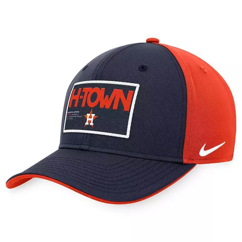 Houston Astros Classic99 Color Block Men's Nike MLB Adjustable Hat Product Image