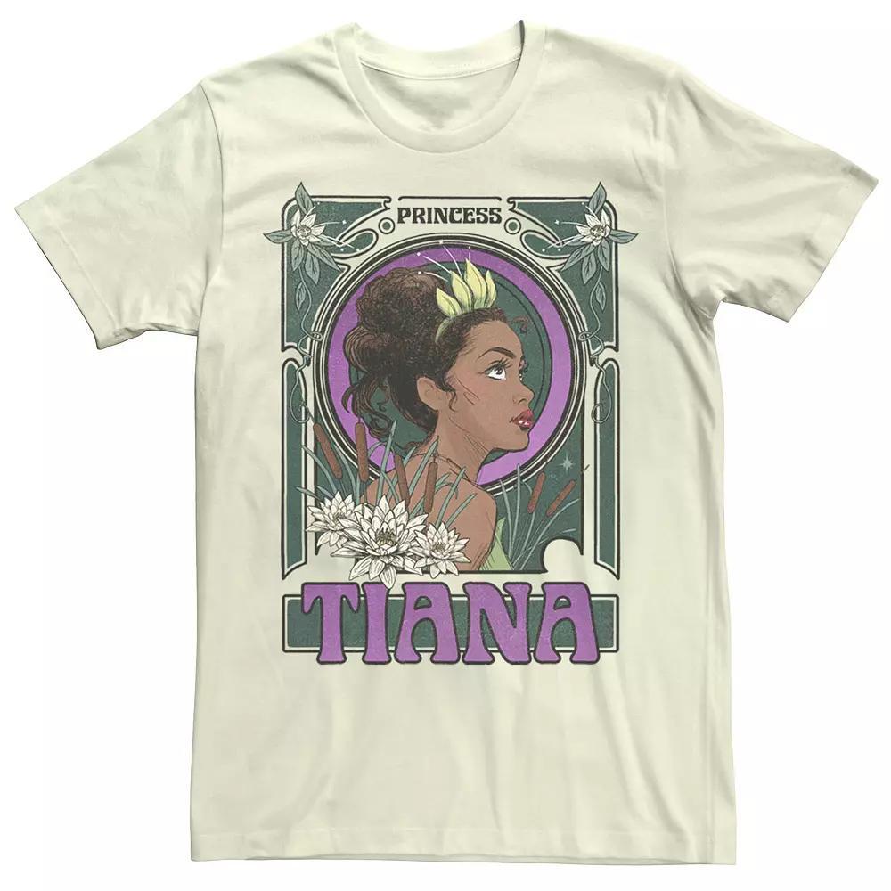 Disney's The Princess & The Frog Tiana Profile Sketch Men's Tee, Size: Small, Natural Product Image