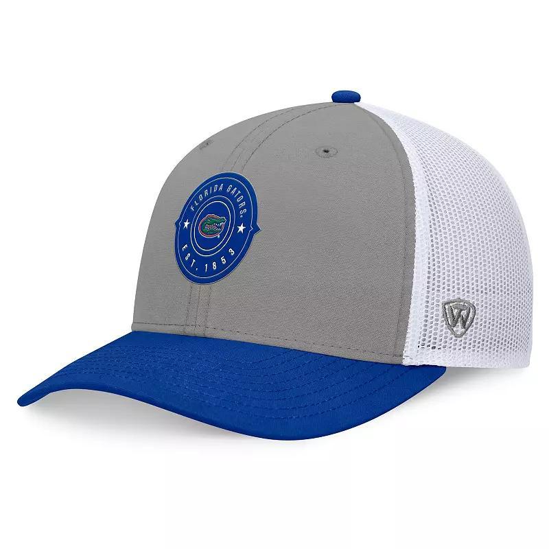 Men's Top of the World Gray/Purple LSU Tigers Rob Trucker Adjustable Hat, Grey Product Image