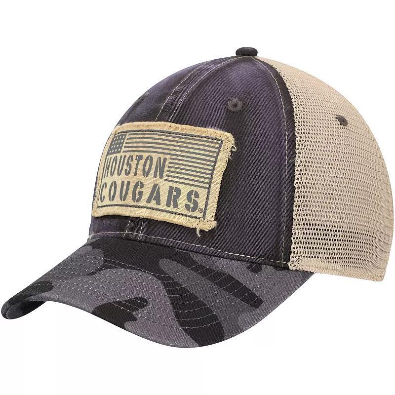 Men's Colosseum Charcoal Houston Cougars OHT Military Appreciation United Trucker Snapback Hat, Hou Charco Product Image