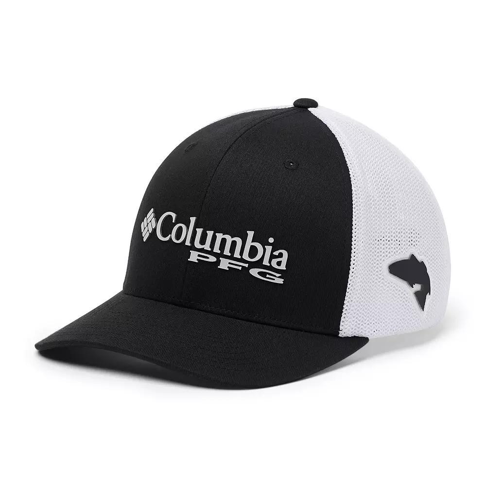 Men's Columbia FlexFit Mesh Fitted Cap, Size: Large/XL, Black Product Image