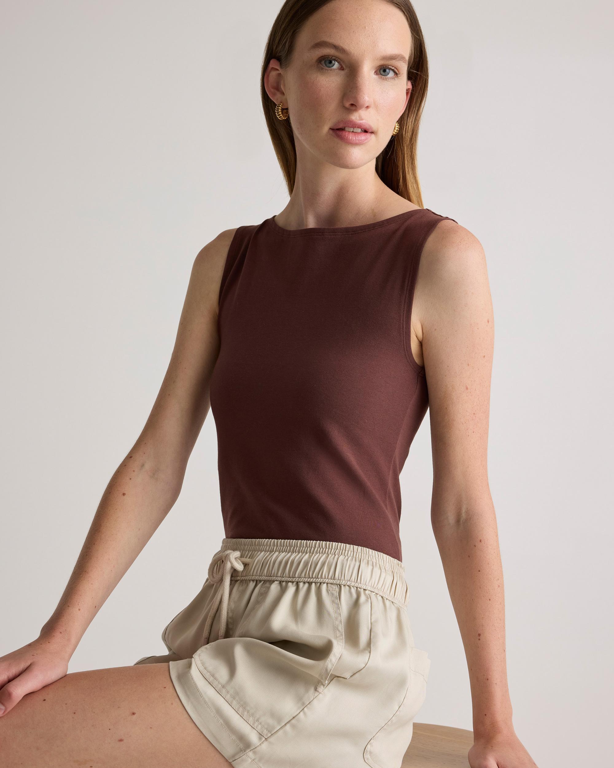 Quince | Women's Vintage Wash Tencel Utility Shorts Product Image