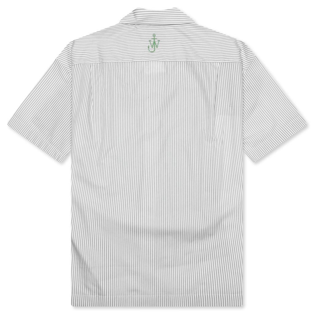 Clay Trompe L'Oeil Print S/S Shirt - Light Grey/Green Male Product Image