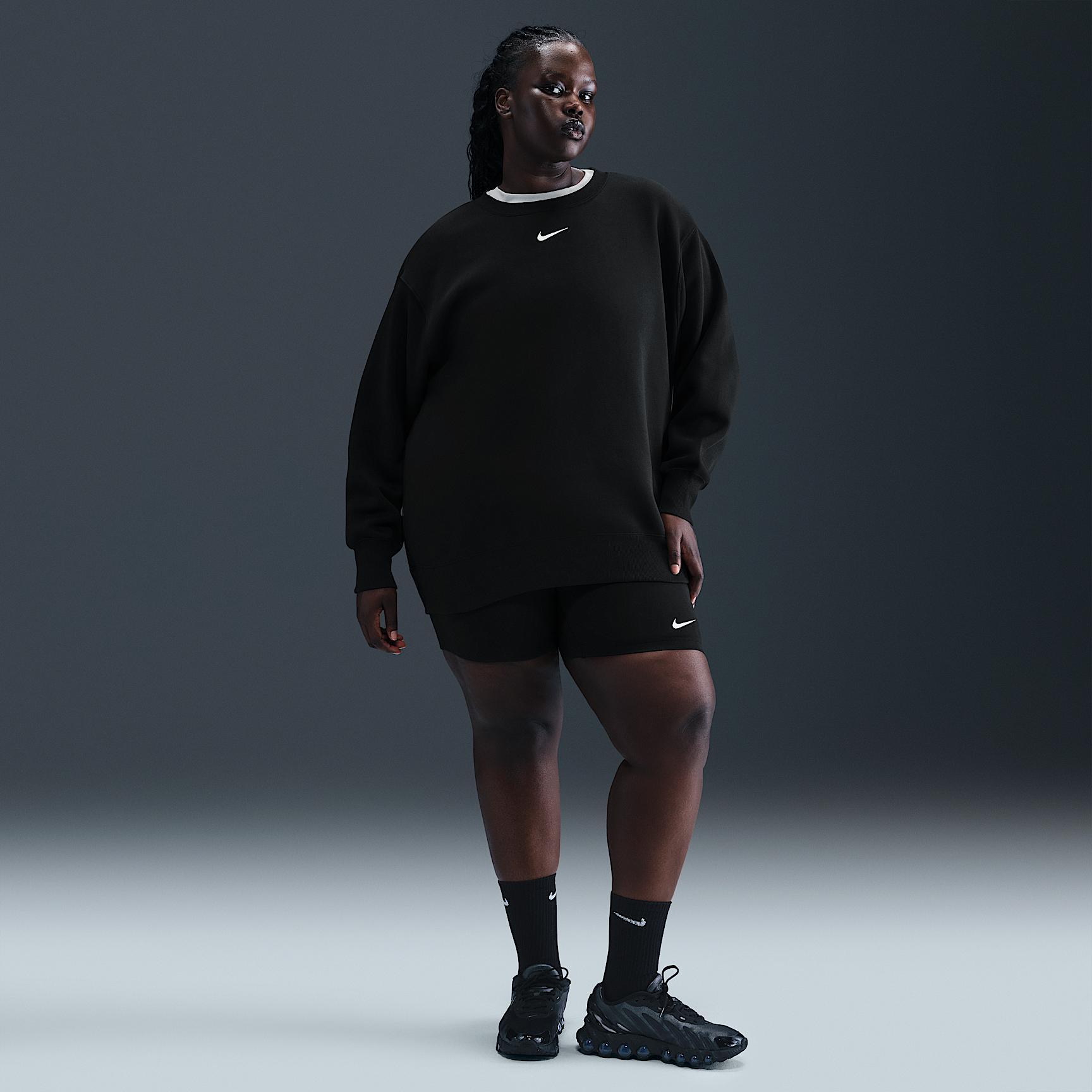 Nike Sportswear Phoenix Fleece Women's Oversized Crew-Neck Sweatshirt (Plus Size) Product Image