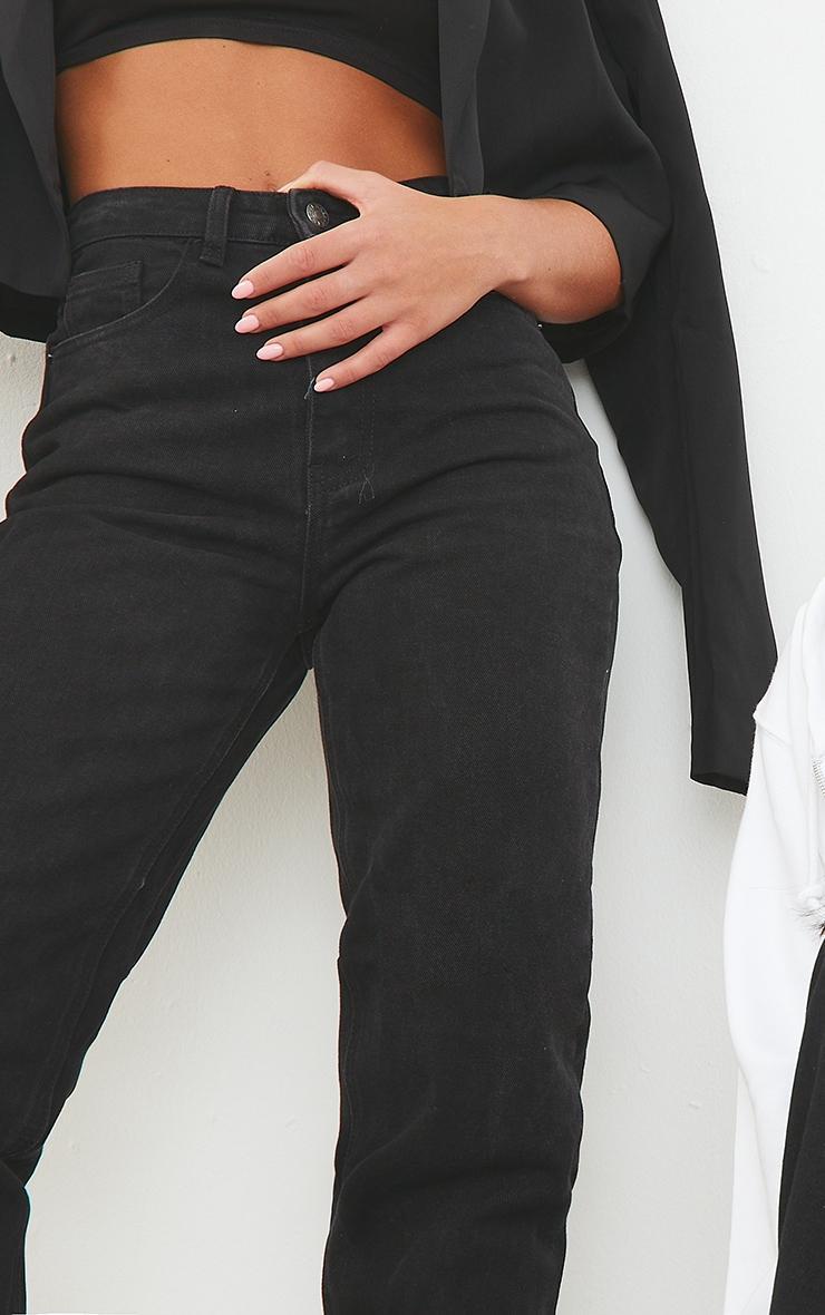 Black Mom Jeans Product Image