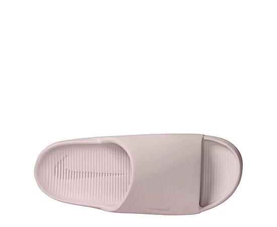 Nike Women's Calm Slide Sandals in Pink/Barely Rose Size 6 Product Image