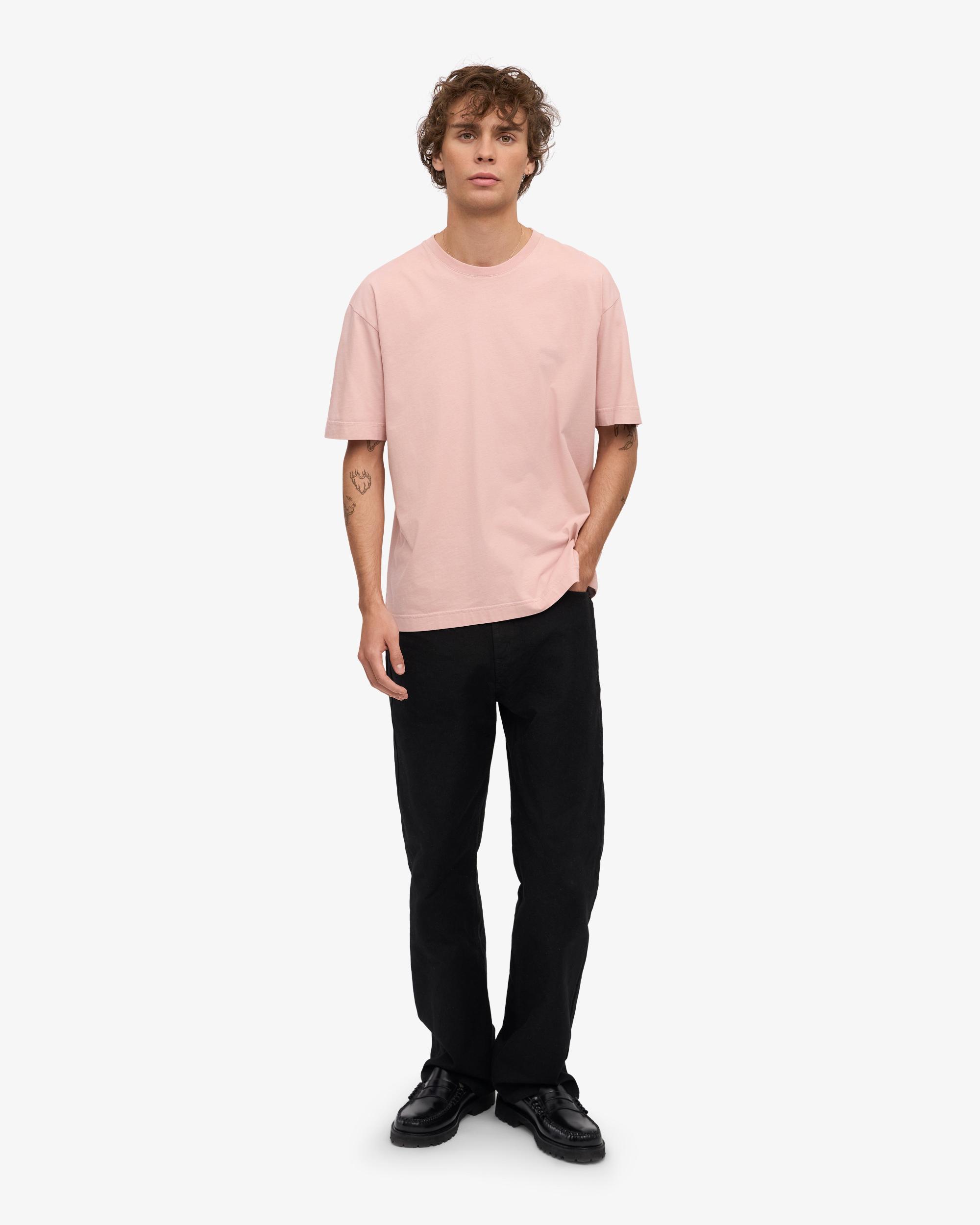 Oversized Organic T-Shirt - Soft Lavender Product Image