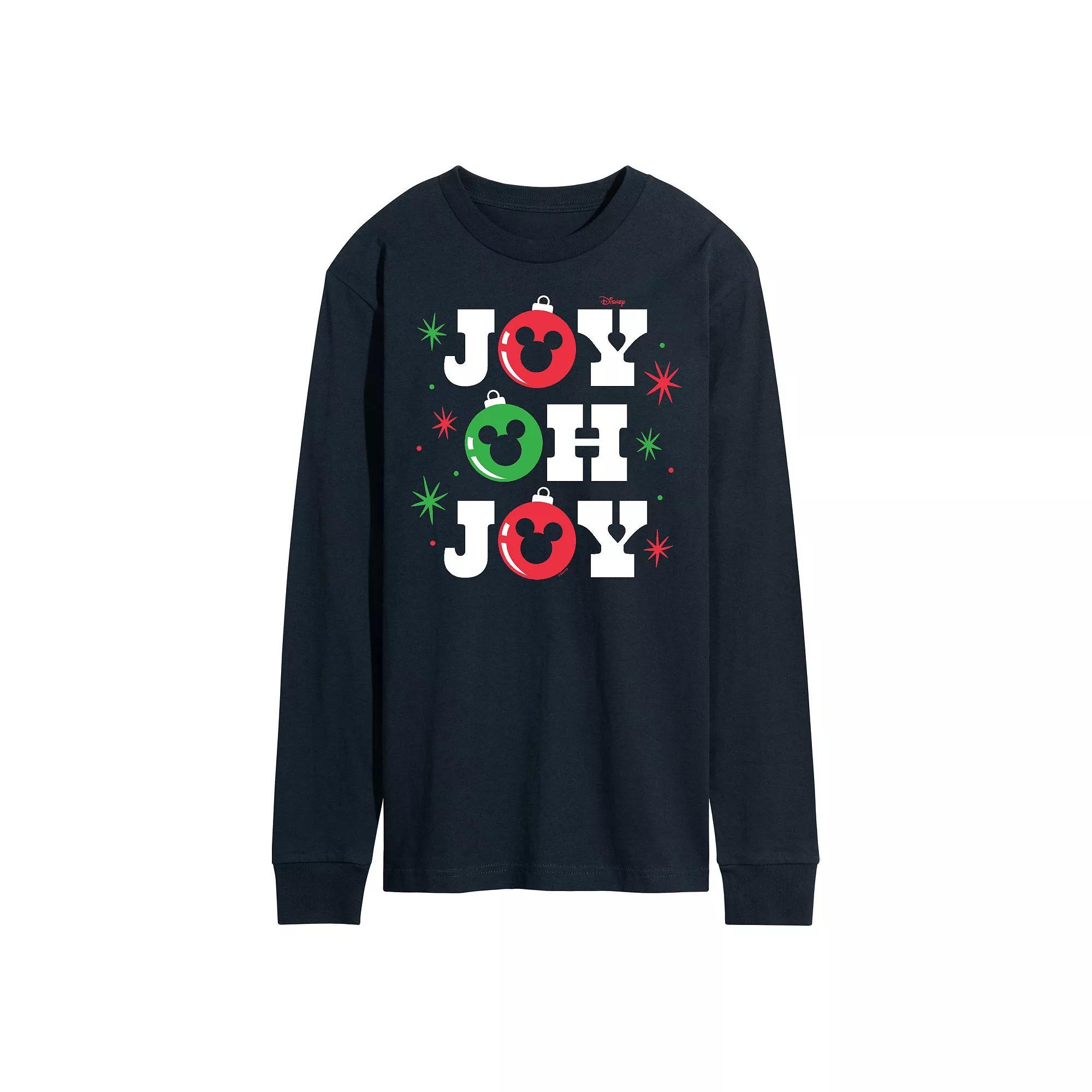 Men's Dr. Seuss Grinch Ho Ho No Long Sleeve Tee, Size: Medium, Blue Product Image