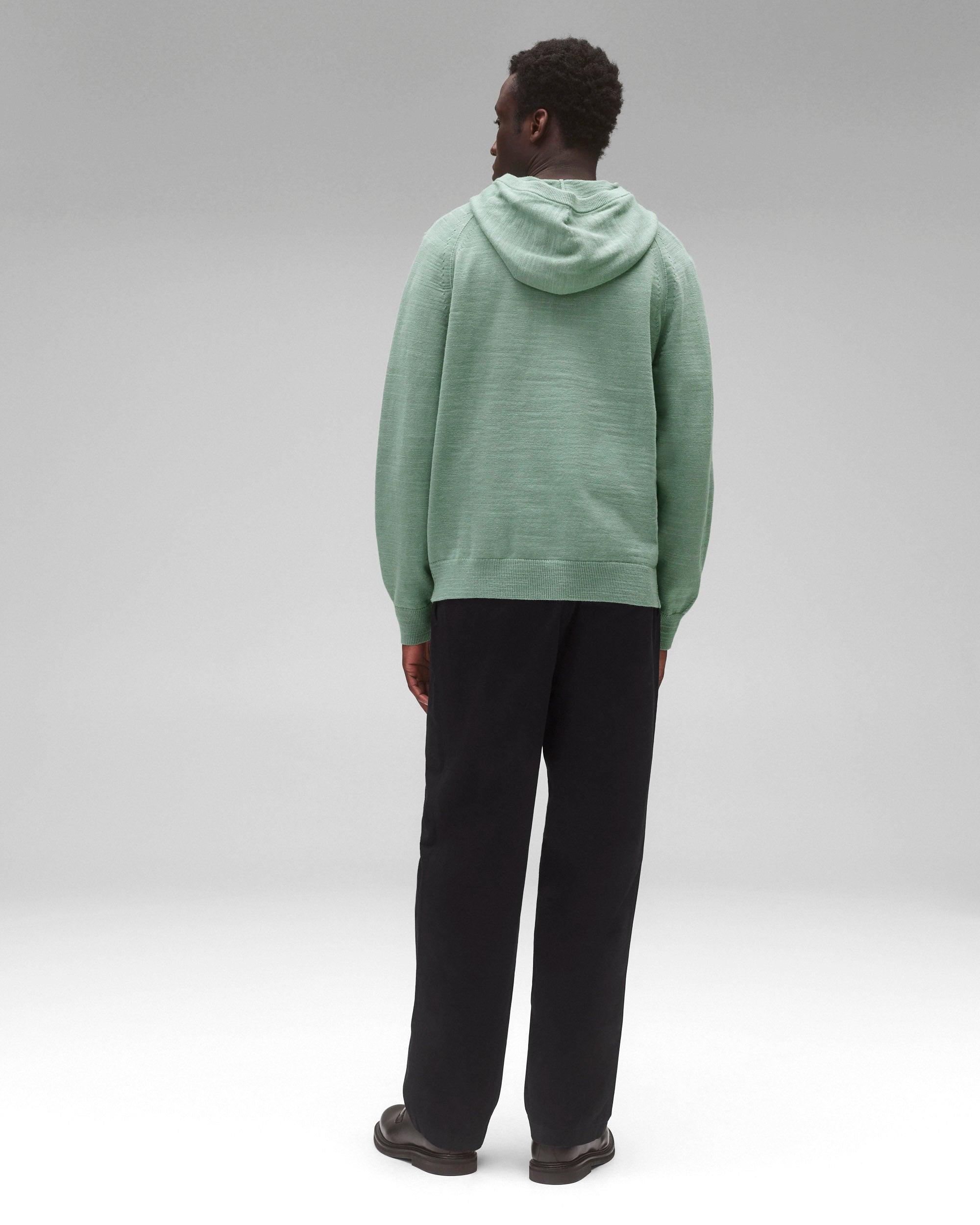 Cotton Slub Laurel Zip Hoodie Male Product Image