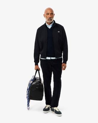 Monochrome Cotton V-neck Sweater Product Image