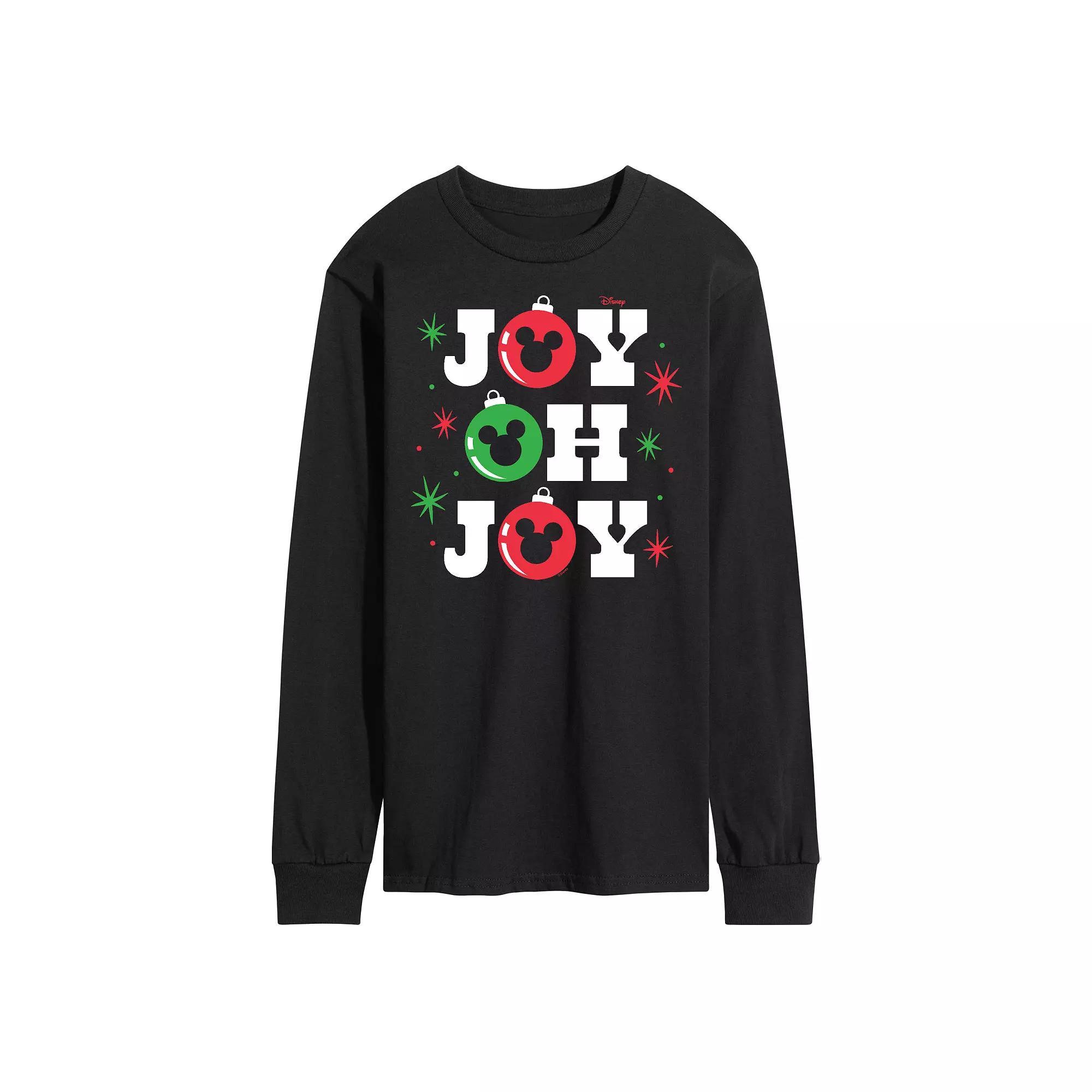 Men's Dr. Seuss Grinch Ho Ho No Long Sleeve Tee, Size: Medium, Blue Product Image