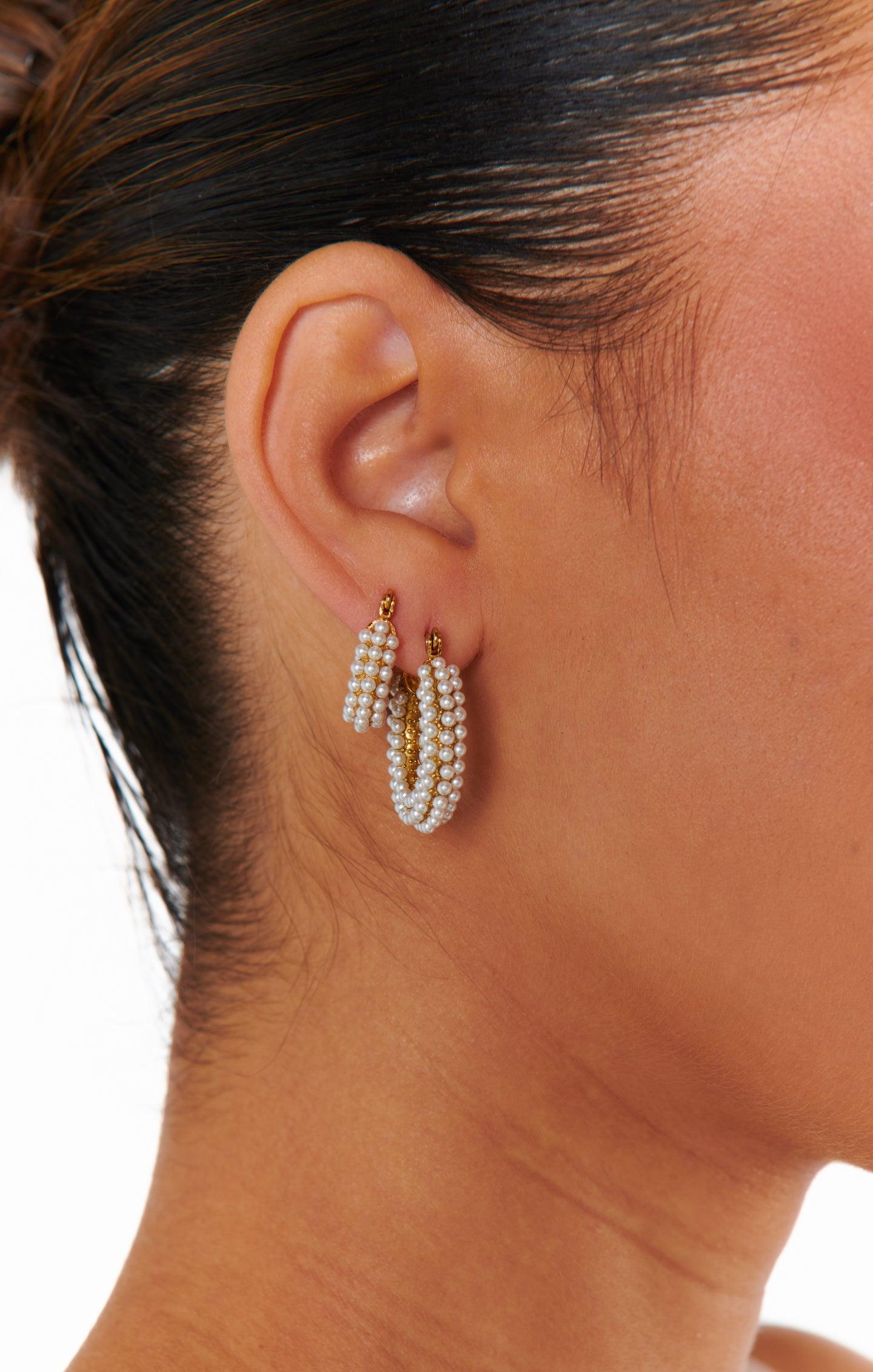 Marrin Costello Audrey Hoops ~ Pearl Product Image