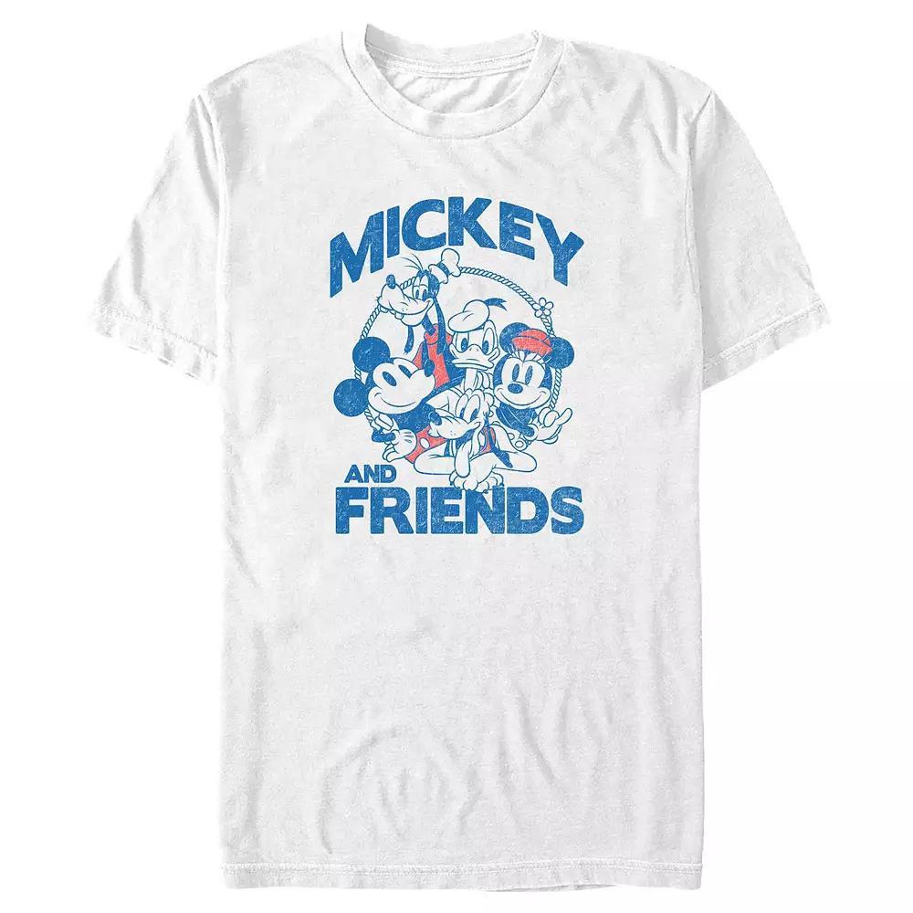 Disney's Mickey Mouse And Friends Classic Big & Tall Graphic Tee, Men's, Size: 3XL, White Product Image