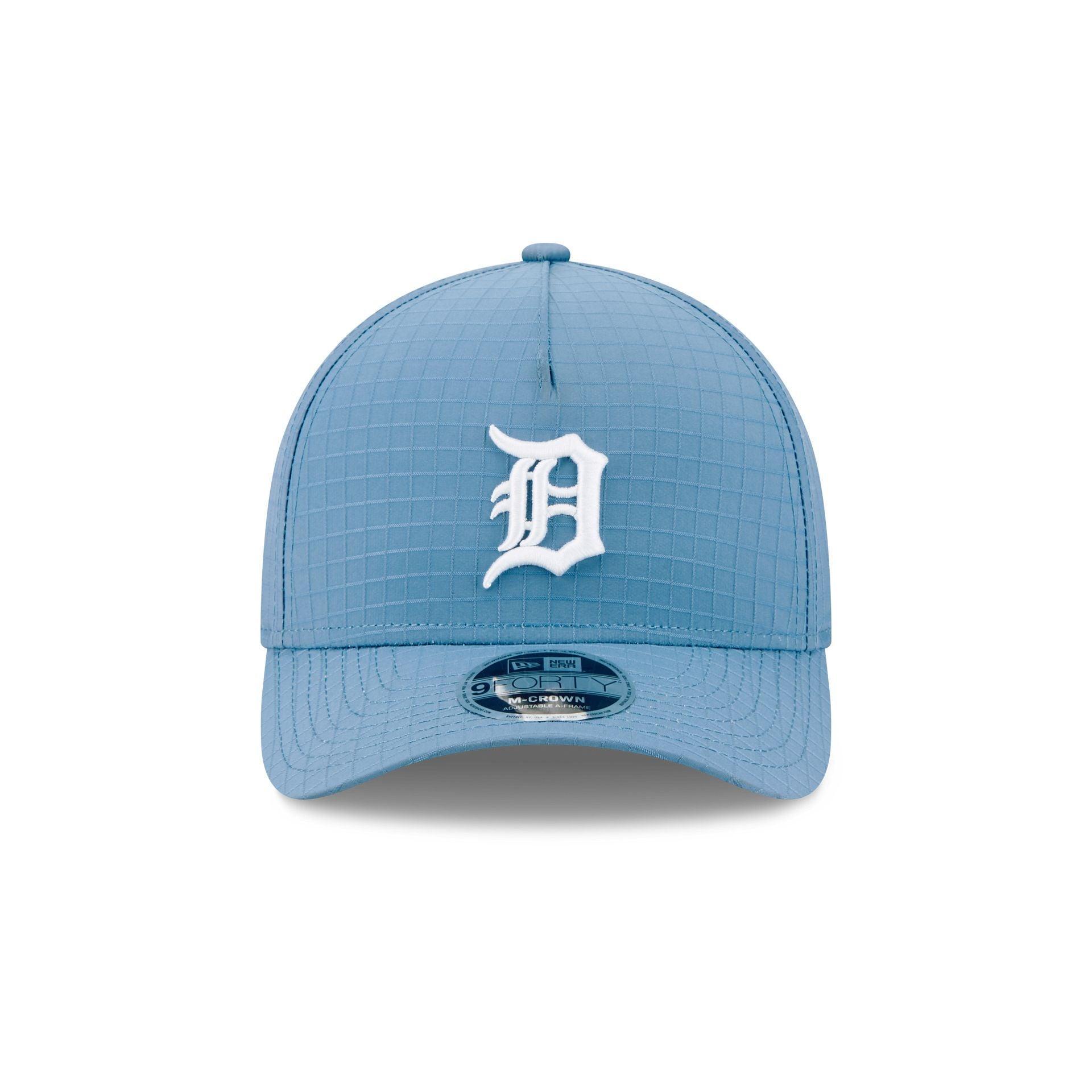 Detroit Tigers Blue Ripstop 9FORTY M-Crown A-Frame Snapback Hat Male Product Image