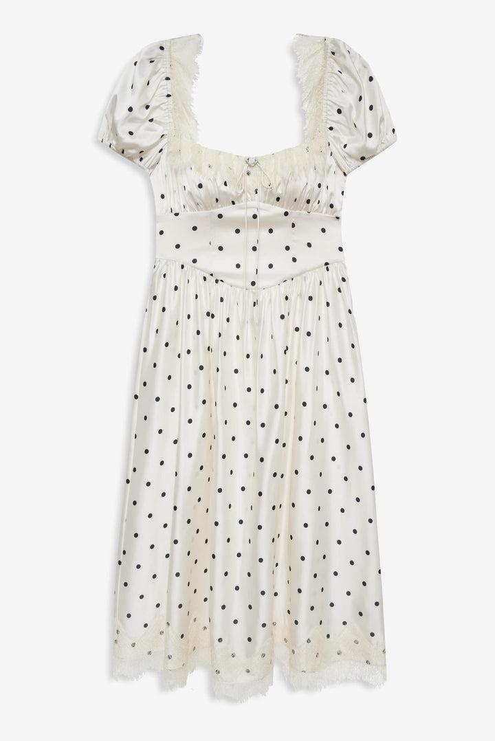 Ines Midi Dress — Ivory Product Image