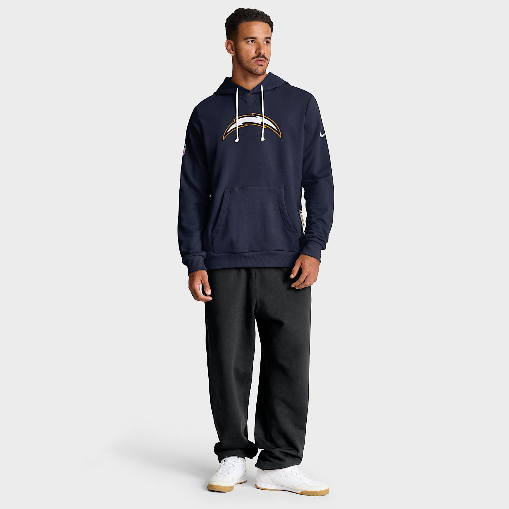 Los Angeles Chargers Alt Offensive Set Play Sideline Men's Nike Dri-FIT NFL Pullover Hoodie Product Image