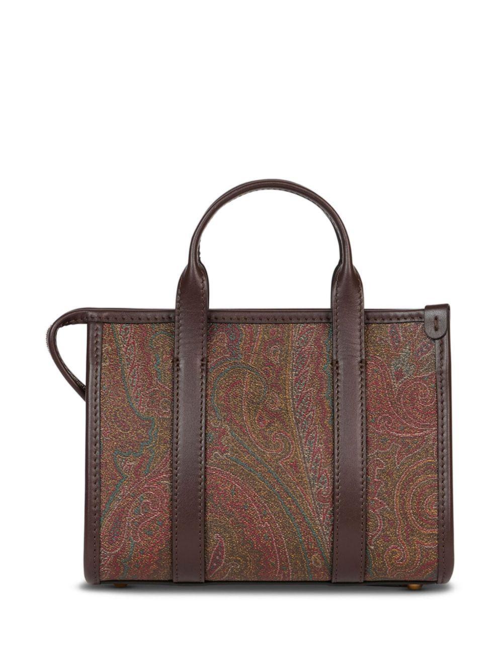 mini paisley-jacquard tote bag Product Image