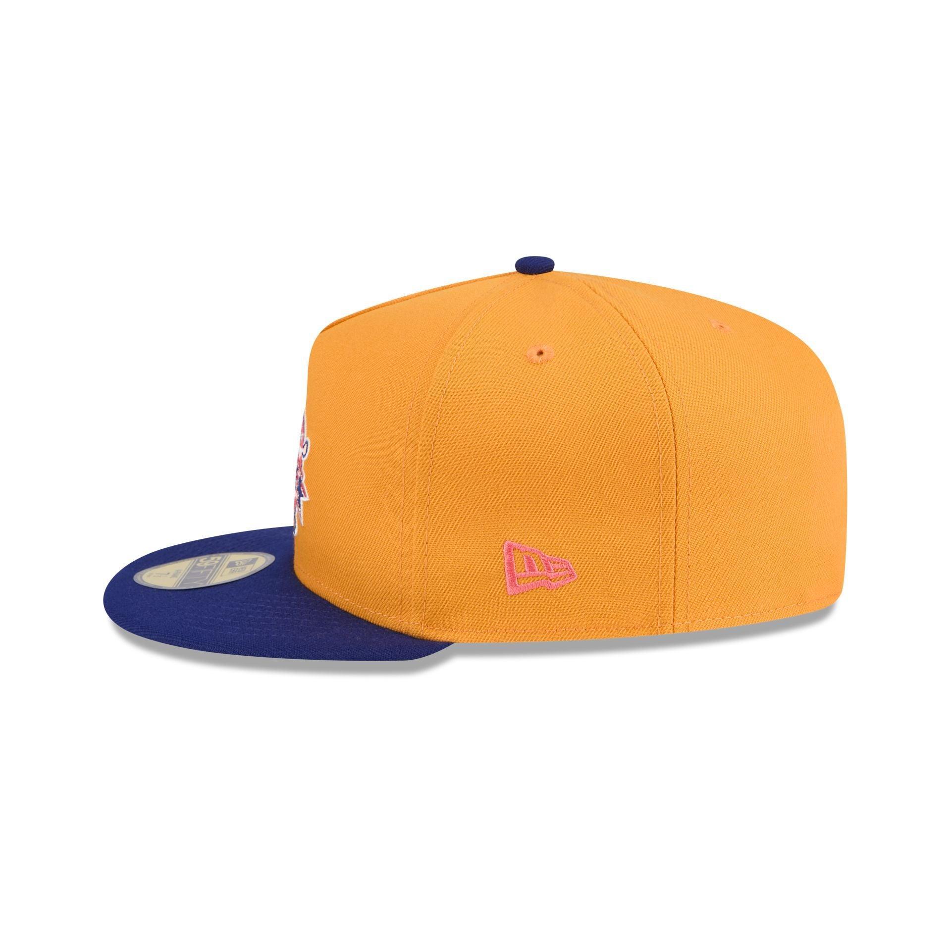 Texas Rangers Gold 59FIFTY A-Frame Fitted Hat Male Product Image