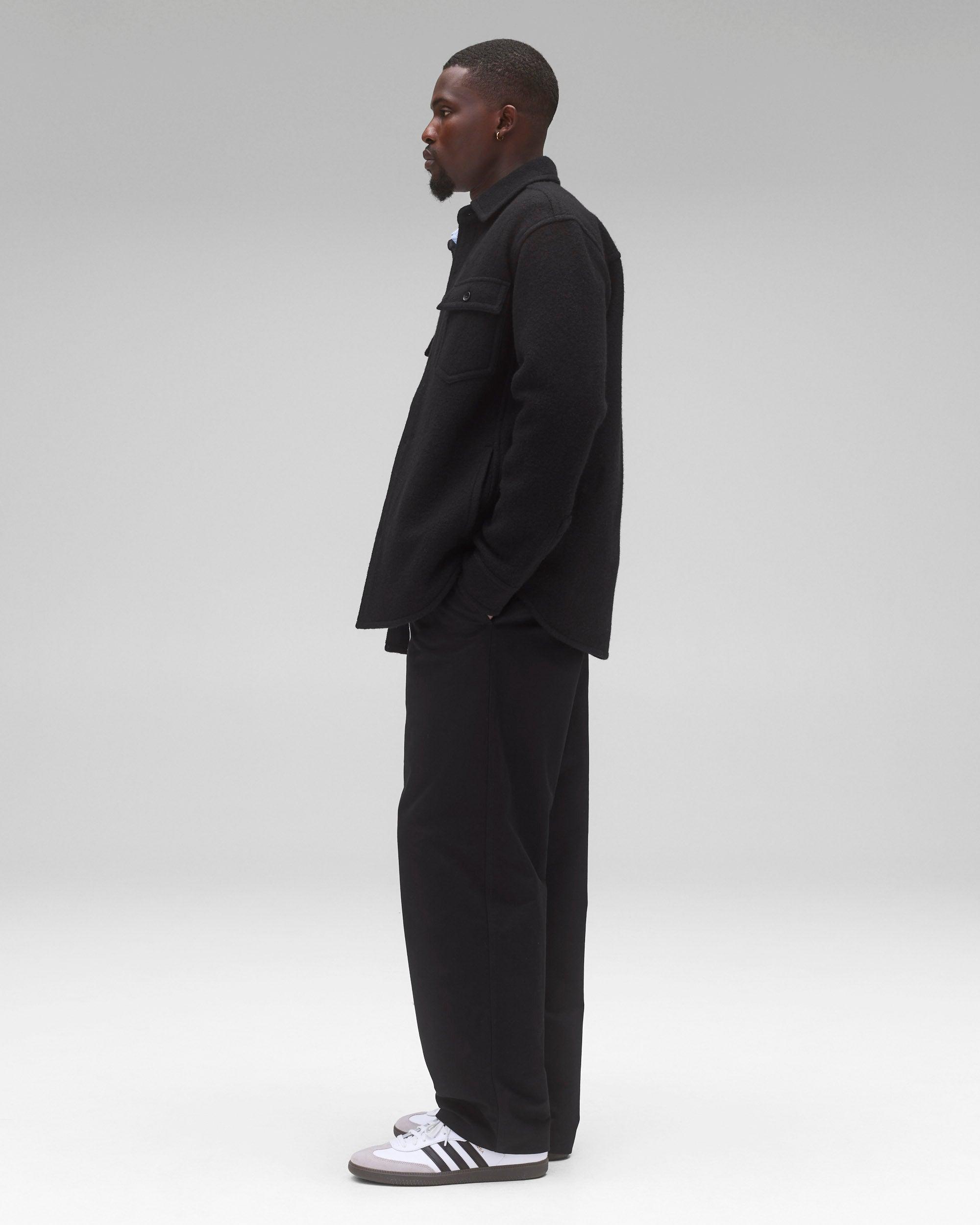 Boiled Wool Warden Overshirt Male Product Image