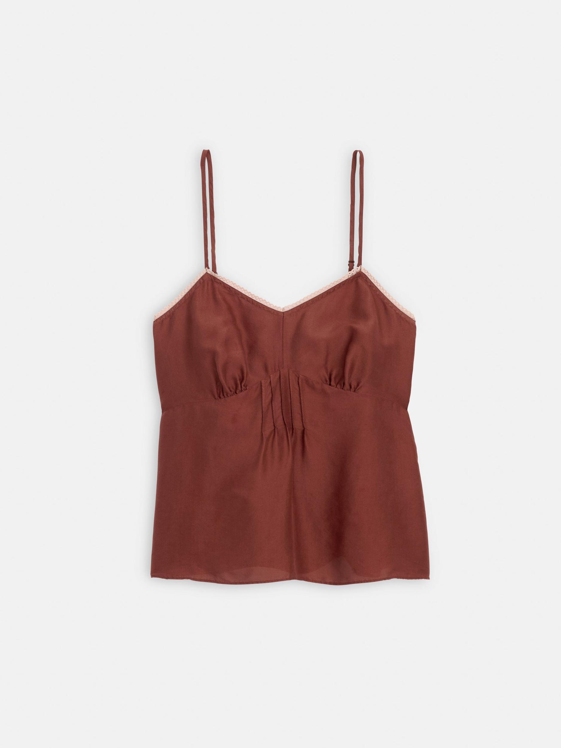 Lilly Cami In Washed Silk Product Image