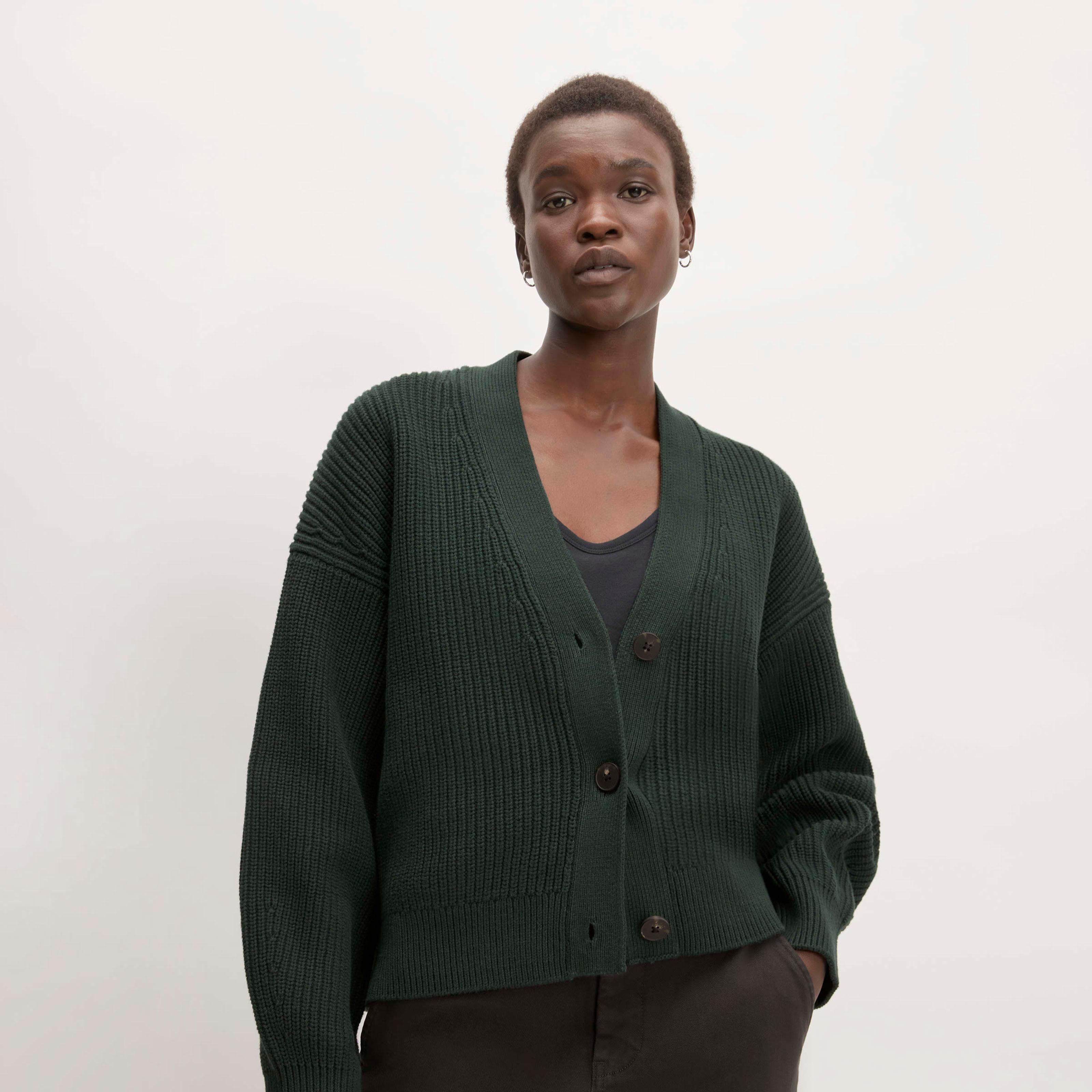 Womens Boxy Cardigan in Everyday Cotton by Everlane Product Image